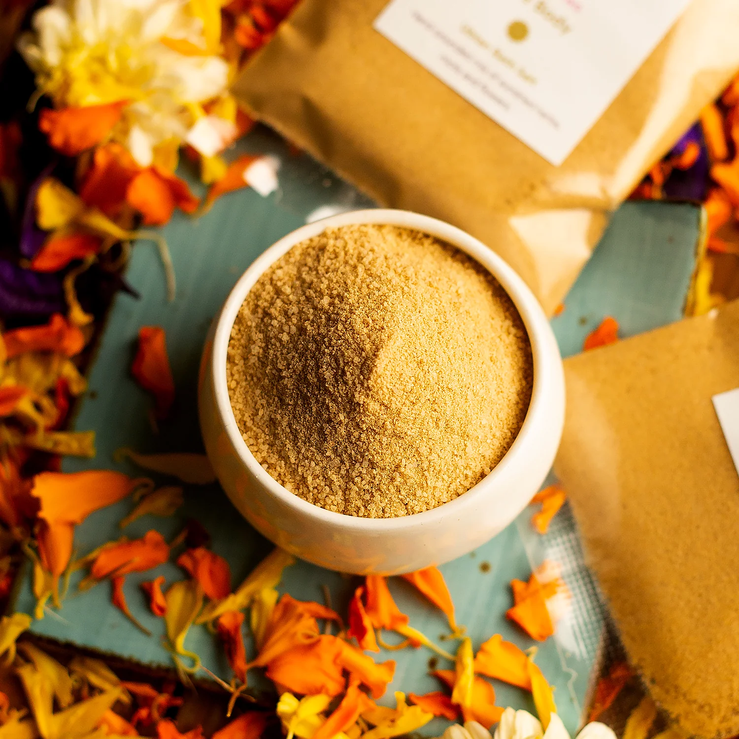 Ubtan Bath Salt for Body & Foot Spa, Calming, Relaxing - Image 4